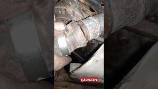 radiator hose installation mechanic car engine repair radiator automobile TjAutoCare shorts [upl. by Powers912]