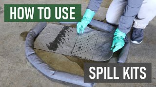 How to Use a Spill Kit Clean Up Chemical amp Oil Spills [upl. by Maynard]