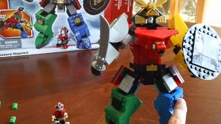 HD Mega Bloks Power Rangers Samurai MegaZord Review Set 5785 [upl. by Omarr]