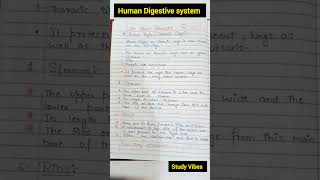 Skeleton system Osseous system education handwrittennotes biology shorts shortsvideo [upl. by Yllak]