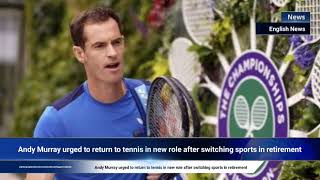 Andy Murray urged to return to tennis in new role after switching sports in retirement [upl. by Dorolisa]