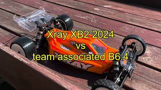 Xray XB2 2024 vs team associated B64 RC dog fight [upl. by Fernandes]