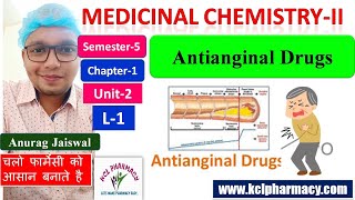 Antianginal Drugs  Types Classification MOA SAR amp Synthesis  L1 Ch1Unit2 Medicinal ChemistryII [upl. by Norraf]