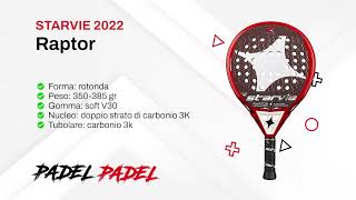 Starvie Raptor Racchetta da Padel 2022 [upl. by Inaej]