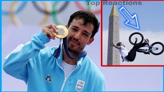 Argentinian 🇦🇷 Jose Torres Gil Wins Gold in Cycling Mens BMX Freestyle 🥇 Olympic 2024 [upl. by Assiralk400]