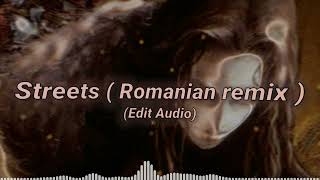 Streets  Doja cat amp Serena  Romanian remix   Edit Audio [upl. by Sirotek]