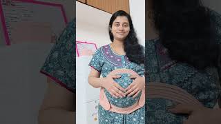 How to wear a Pregnancy belt  Pregnancy hack Stretch marks Pubic symphysis dysfunction [upl. by Eledoya]