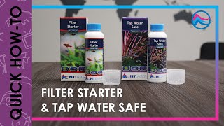 Dechlorinate Aquarium Water and Add Filter Bacteria  Quick HowTo [upl. by Notyrb]