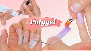 3 EASY Techniques with POLYGEL for Beginners [upl. by Yrahk680]