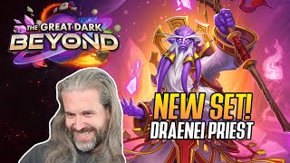 Hearthstone NEW SET Draenei Priest in Tavern Brawl [upl. by Esinwahs364]