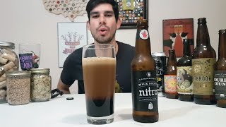 LeftHand Milk Stout Nitro Hard Pour Beer Review Ep 88 [upl. by Bakemeier]