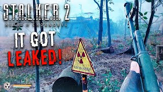 STALKER 2 GOT LEAKED Main Menu RADIOACTIVE FIELD NEW ANOMALY SEWERS First Real Gameplay [upl. by Sitnerp16]