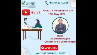 30th Live session World Hypertension Day 17May2022 with Dr Mukesh Gupta [upl. by Jerold321]