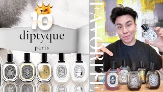 Diptyque 10款入坑香水分享  Top 10 Diptyque Fragrances [upl. by Airdnoed]