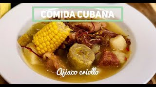 COMIDA CUBANA  Ajiaco criollo [upl. by Ednargel]