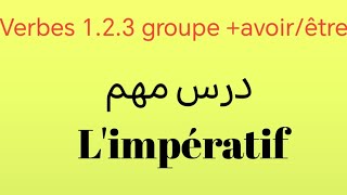 limpératif1ergroupe2èmegroupe3èmegroupeavoirêtre [upl. by Larkin941]