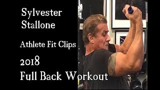 Sylvester Stallone Full Back Workout 2018  AFC [upl. by Huston]