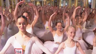 Ballerinas En Pointe Set World Record [upl. by Karyn]