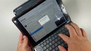 How to Sync Logitech Slim Keyboard Folio with iPad [upl. by Kcyred]