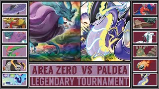 AREA ZERO vs PALDEA  Legendary Pokémon Regions Tournament Battle 7 [upl. by Narah478]