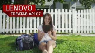 Lenovo IdeaTab A2107 Tablet Tour [upl. by Marvin561]