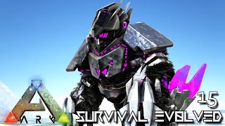 ARK SURVIVAL EVOLVED  GIANT TEK GORILLA CRAZY POWERFUL  ETERNAL PROMETHEUS TUNGUSKA E15 [upl. by Atiuqahc]