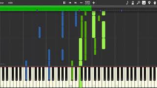 Chopin  Waltz Op 70 No 3 in D flat major Synthesia Tutorial [upl. by Aubry]