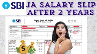 SBI JA SALARY AFTER 2 Years😌😍 SBI CLERK SALARY  SBI JA sbi sbiclerk salary [upl. by Notgnirra]