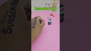 Remote Fan 😍 IR Transmitter Project 🤩 IR Receiver Science Project shortvideo diy shorts [upl. by Birk986]