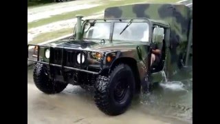 Military HMMWV Deep Water Fording [upl. by Obla]