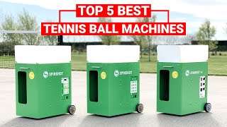 Best Tennis Ball Machines Buying Guide Top 5 Tennis Ball Machine Picks ✅✅✅ [upl. by Aisauqal]