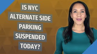 Is NYC Alternate Side Parking Suspended today [upl. by Milstone]