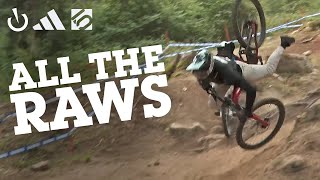 ALL THE RAWS  Downhill Mountain Bike World Cup Racing 2022 [upl. by Abbey]