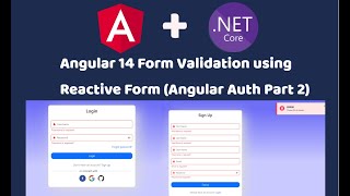 Angular 14 Reactive Form Validation  Angular Project  Authentication amp Authorization Part 2 [upl. by Elpmet]