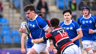 St Marys College v Wesley College  2024 Bank of Ireland Leinster Schools Senior Cup Round 1 [upl. by Ttekcirc]