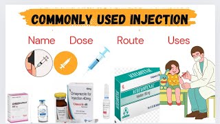 Injection  Bodyache  Injection nausea and vomiting  injection Stomach and gass  Pain killer [upl. by Ayrolg]