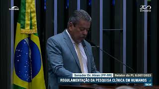 Senado aprova regulamentação da pesquisa clínica em humanos [upl. by Eirrol934]