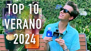 Top 10 Perfumes Verano 2024 [upl. by Zailer505]