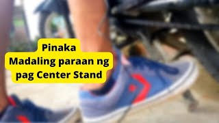 CENTER STAND  PINAKA MABILIS NA TUTORIAL SA BALAT NG YOUTUBE [upl. by Alexis]