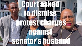 Lawyer asks court to dismiss charges against senators husband [upl. by Siraval]