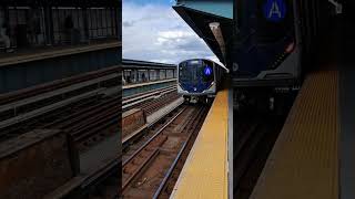 Lefferts Boulevard Bound R211A A train entering and leaving 80th Street [upl. by Aicen606]