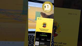 1200 bei Dogecoin Trade 🐕🚀🌕 tradingtipps money traden [upl. by Marden575]