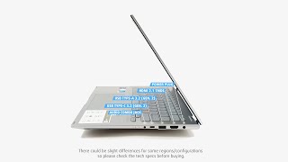 🔄 ASUS Vivobook S 14 Flip OLED TP3402  Ports info and 360º look [upl. by Inaffets]