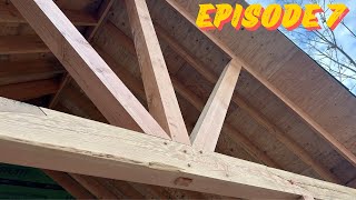 Building A Timber Framed Deckepisode7 [upl. by Arinaid112]