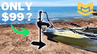 Best DIY Kayak Trolling Motor amp Mount  Low Cost [upl. by Pauiie]