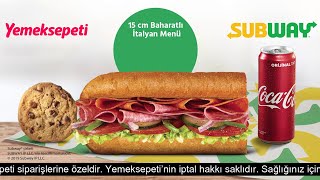 Yemeksepetinden Subwaye Özel Menü [upl. by Ahtanoj]