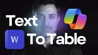 Microsoft Word Tables Made EASY with Copilot [upl. by Shel]