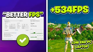 🔧How to BOOST FPS in Fortnite SEASON OG on LOW END PC ✅ Better FPS amp Less Delay [upl. by Kcirdneh]