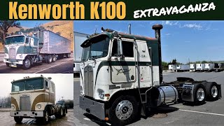 Kenworth K100 CABOVER SEMI TRUCKS [upl. by Odnumde]