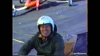 Auckland Land Yacht Club Race Muriwai Beach  1991 [upl. by Obmar]